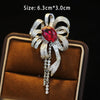 Design Crystal Flower Basket Snowflake Brooches for Women Maple Leaf Animal Corsage Coat Suit Accessories Pins - Image 7