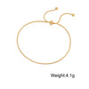 Adjustable Snake Chain Anklet Bracelet Stainless Steel Gold Color Women Minimalist Beach Foot Jewelry Gift - Image 6