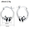 Ventfille Silver Color Panda Earring for Women Girl Gift Lovely Cartoon Animal Jewelry - Image 5
