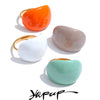 Stainless Steel Joyful Candy Multi-Color Khaki Orange Blue White Enamel Ring Adjustable Charm Jewelry - Image 1
