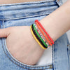 Colorful Seed Bead Stretch Bracelet Set 17 Pieces - Image 8