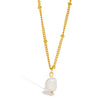 Double-layer Layered Necklace for Women, Stainless Steel Chain Pearl Charm Pendant Necklace for Daily Jewelry - Image 8