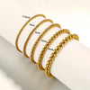 Stainless Steel Ball Bead Stretch Bracelet with 2.5 mm to 6 mm Bead Options - Image 19