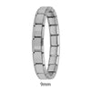 Men/Women's Jewelry 7/9/13mm Width Itanlian Elastic Charm Bracelet Stainless Steel Bangle - Image 14