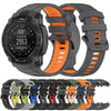 Official Silicone Strap For Garmin Instinct 3 45mm 50mm Smartwatch Bracelet Correa Two-tone Wristband For Garmin Instinct 3 Band - Image 2