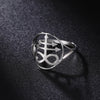 Leviathan Cross Satan Ring for Men Women Church of Satanic Symbol Talisman Amulet Demon Devil Signet Rings Jewelry - Image 7