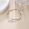Africa Map Anklet Women Stainless Steel Gold Color Double Layer Beads Chain Ankle Bracelet Summer Accessories Gift - Image 6