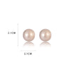 Women's Minimalist Gap Imitation Pearl Stud Earrings Commuter Jewelry Versatile Party Accessory Design For Gilrs - Image 6