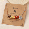 Mhs.sun 12 Star Zodiac Sign Gravel Stone Chains Bracelets With Card Couples Constellation Birthday Party Jewelry - Image 17