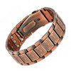 Mens Magnetic Bracelets, Cross Copper Plating Bracelet with Double-Row Strength Magnets for Men Husband Dad Christmas Gifts - Image 16