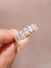 Silver Simplicity Classic Zircon Oval Ring For Women Engagement Wedding Jewelry - Image 2