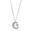 Star Moon Rhinestone Necklace For Women Simple Titanium Steel Zircon Choker Chain Jewelry Accessory Daily Party Gift - Image 9