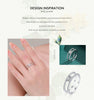 MODIAN Authentic 925 Sterling Silver Dazzling Zirconium Luxury Style Ring For Women Wedding Engagement Band Fine Jewelry Gifts