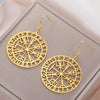 Vegvisir Pendant Necklace Nordic Runes Compass Necklace Protection Amulet Stainless Steel Jewelry - Image 14