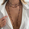 Shixin Vintage Seed Beads Chain Long Choker Necklace Women Stackable Adjustable Sweater Chain Jewelry Accessories - Image 2
