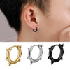 Men's Earrings Geometric Polygonal Stainless Steel Ear Buckle Ring Women Chic Earring Small Hoop Punk Party Ear Jewelry - Image 6