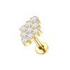 1PC Titanium 16G Square &Round CZ Labret Medusa Monroe Piercing Helix Cartilage Conch Tragus Lobe Stud Earring Jewelry - Image 19