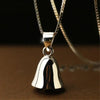 Simple Silver Jewelry Personality Bell Lock Classic Pendant Necklaces - Image 4