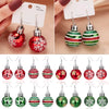 Christmas Snowflake Star Ball Shaped Bulb Earrings Hook For Women Ear Dangle Drop Xmas Party Jewelry Gift - Image 3
