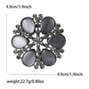 Christmas Classic Rhinestone Snowflake Brooches for Women Pearl Ice Crystal Pins Office Party Friend Year Gifts Accessories - Image 18
