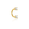 1PC 1PC Silver U-shaped Heart Star Flower Horse Eye CZ Cartilage Piercing Ear Bone Nose Ring Earring Jewelry - Image 8