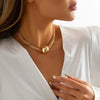 Exaggerated Twisted Chunky Chain Necklace for Women Punk Big Ball Pendant Choker Clavicle Link Grunge Jewelry Steampunk Men - Image 11