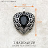 Pendant Key With Snake Winged Heart Summer Jewelry Europe Silver Vintage Happiness Gift For Woman - Image 9