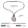 Stainless Steel Micro Cord Necklaces Women Statement Metal Gold Plated Jewelry collares - Image 23