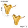 26 Initial Letter Stainless Steel Metal Creative Stud Earring For Women Anti Allergic Ears Jewelry Classic Letter Earring - Image 8