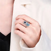 Beads Ring Fidget Spinner Rings Korea Crystal Butterfly Flower Star Moon Ring Jewelry Gift - Image 4