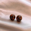Vintage Brown Leopard Round Bead Drop Earrings for Women Resin Ball Geometric Ear Buckles Earrings Jewelry Gifts - Image 10