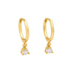 2PCS Stainless Steel Cubic Zirconia Chain Stud Earrings For Women Non-Piercing Ear Clip Ear Cuff Earring Cartilage Jewelry - Image 29