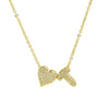 Gold Color Tiny Heart Dainty Zircon Initial Necklace Customizable Letter Name Choker Pendant for Women Birthday Party Jewelry Gi - Image 22