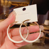 golden sequins metal tassel hoop earrings temperament earrings for women jewelry gift - Image 12