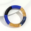 Chunky Acrylic Bead Stretch Bracelet in Multicolor Designs - Image 7