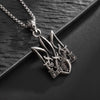 Retro Neptune Poseidon Trident Necklace Ukraine National Emblem Pendant Men\\\\\\'s Cool Jewelry Accessories - Image 3