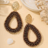 Big Water Drop Shape Drop Earrings For Women Colorful Beads Handmade Threading Crystal Long Earrings Jewelry Gift - Image 22