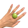 Jewelry Accessories Exaggerated Acrylic Ring Classic Geometric Ring Candy Color Resin Big Dome Plain Ring Girl - Image 7