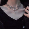 Kpop Irregular Star Chain Necklaces Y2K Zircon Crystal Beads Tassel Necklace Aesthetic Star Heart Choker Necklaces Jewelry Gift - Image 8