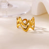 Ocean Starfish Shell Open Rings For Women Gold Color Stainless Steel Ring Summer Beach Aesthetic Jewelry Gift - Image 20