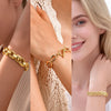 Chunky Toggle Link Chain Bracelet in Stainless Steel - Image 6