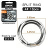 Bkk Fishing Split Rings High Strength Stainless Steel Double Loop Saltwater Freshwater - Image 13