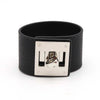 Gold Wrap Leather Bracelets Wide Wrist Statement Jewelry Gifts - Image 12