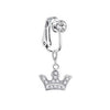 Faux Fake Belly Butterfly Fake Belly Piercing Heart Clip On Umbilical Navel Fake Pircing Moon Star Leaves Cartilage Earring Clip - Image 21