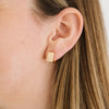 Geometric Square Hoop Earrings for Women Stainless Steel Gold Color Earrings Piercing Jewelry Wedding Gift - Image 4