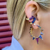 gold plated 1PC Crystal Ear Cuff Metal Ear Clip for Women Adjustable C Shape Without Piercing Cuff couple Earring Jewelry - Image 4