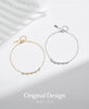 MODIAN 925 Sterling Silver Dainty Simple Shiny Stackable Bracelet For Women White Gold Plated Link Chain Trendy Jewelry