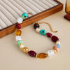 Bohemian Resin Bead Choker Necklace Adjustable - Image 13