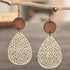 Ethnic Bohemian Moth Drop Moon Hollow Dangle Earrings For Women Party Accessories Dangle Jewelry - Image 3