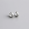 Silver Matte Minimalism Unisex Huggies Ear Hoops Earrings for Women Gothic Piercing Men's Jewelry - Image 14